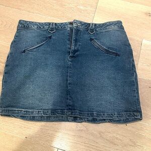 Tecovas Dark Blue Mini Skirt